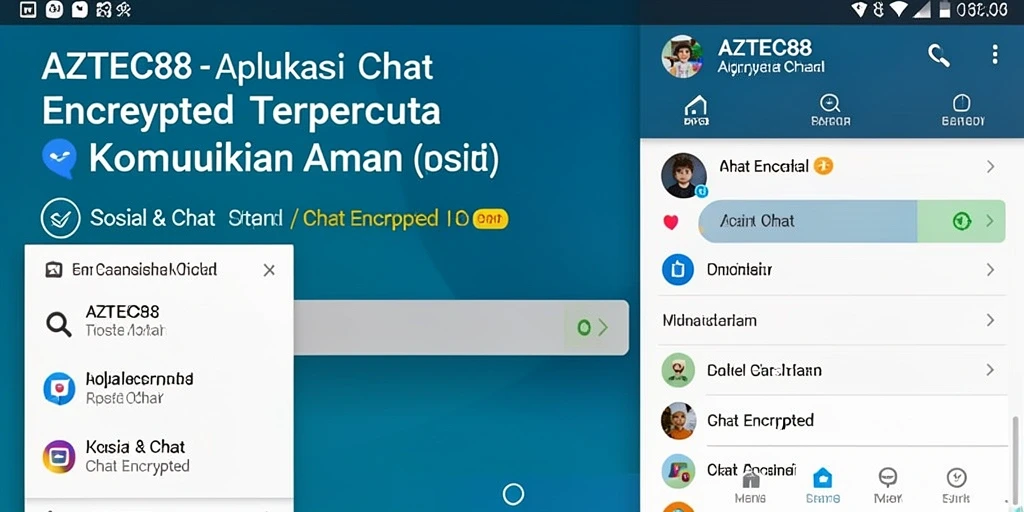 Tampilan antarmuka AZTEC88 yang modern dan ramah pengguna.