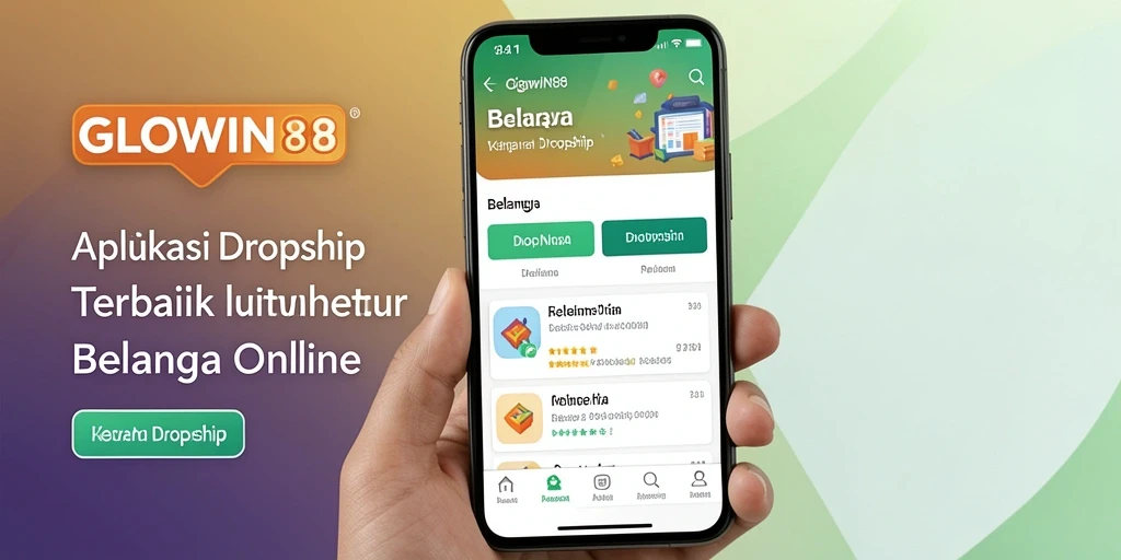 Tampilan antarmuka aplikasi GLOWIN88 yang sederhana dan fungsional.