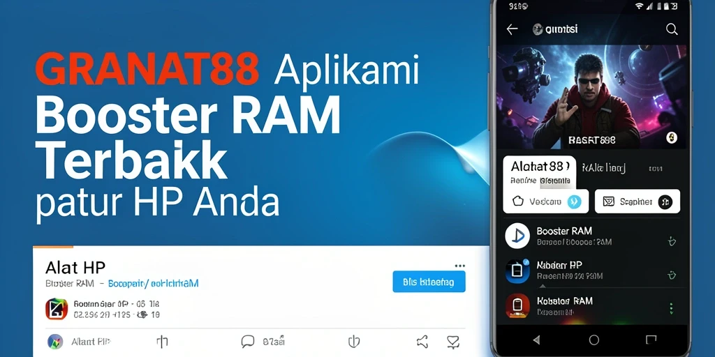 Tampilan antarmuka GRANAT88 yang bersih dan intuitif untuk Booster RAM.