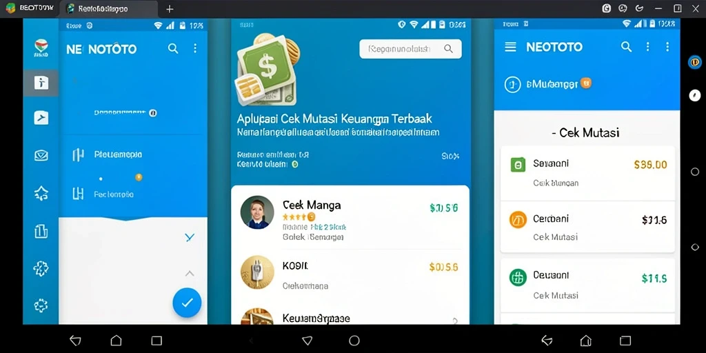 Tampilan antarmuka aplikasi NEOTOTO untuk cek mutasi yang intuitif.