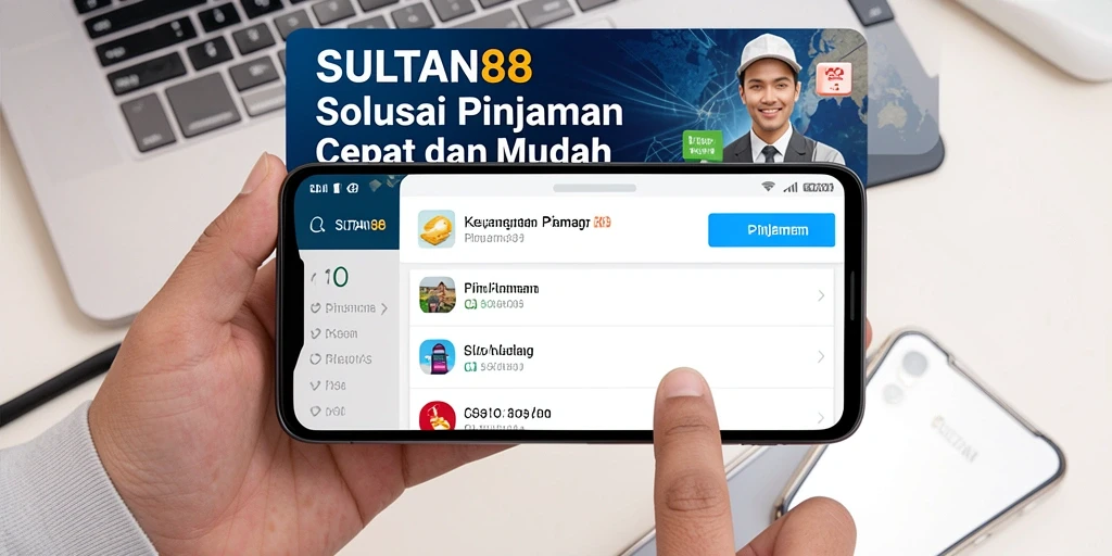 Tampilan antarmuka aplikasi SULTAN88 yang sederhana dan efisien.