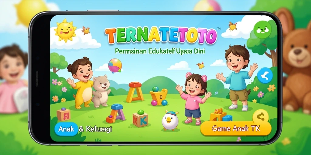 Antarmuka menarik dan menyenangkan dalam aplikasi TERNATETOTO.